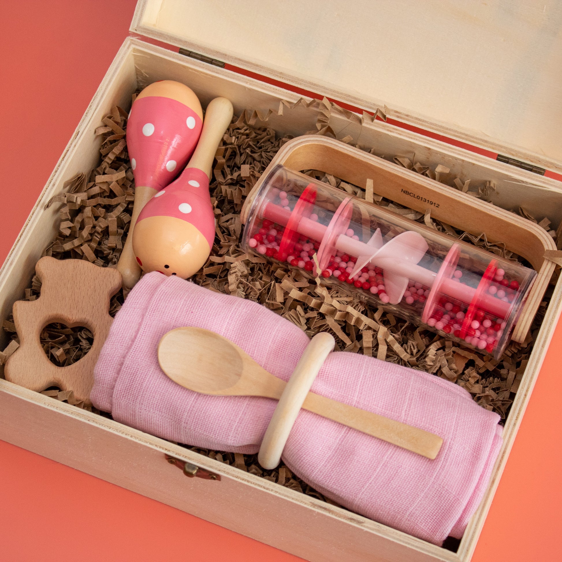 Prince and Princess 1 Personalised Wooden Keepsake Memory Box Pink or Blue  By Babba Box | Babba box.