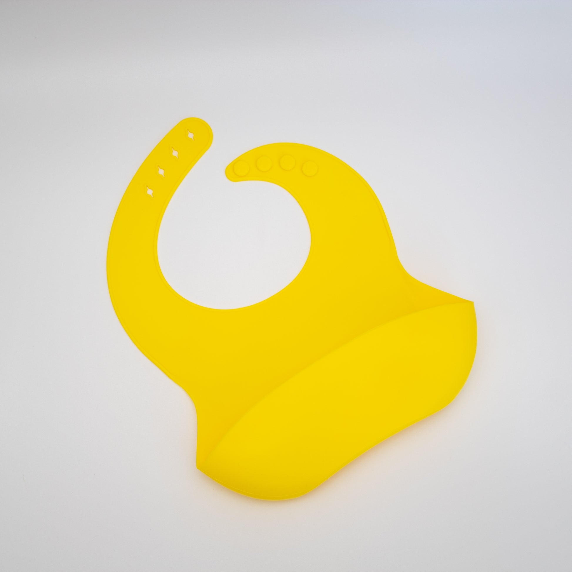 Personalised Embossed Silicone Bib- Yellow | Babba box.