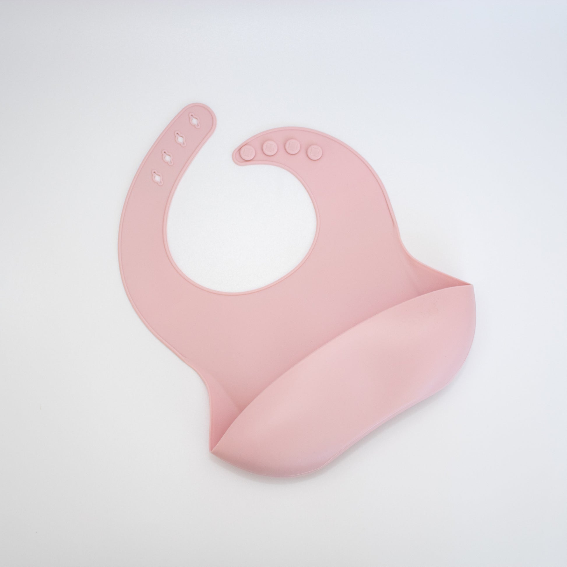 Personalised Embossed Silicone Bib- Pink | Babba box.