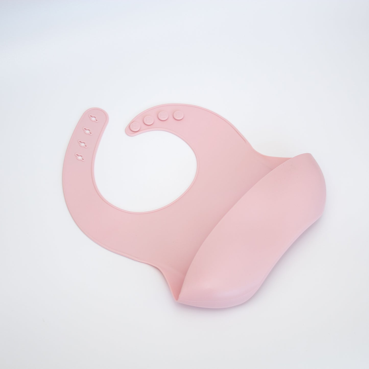 Personalised Embossed Silicone Bib- Pink | Babba box.