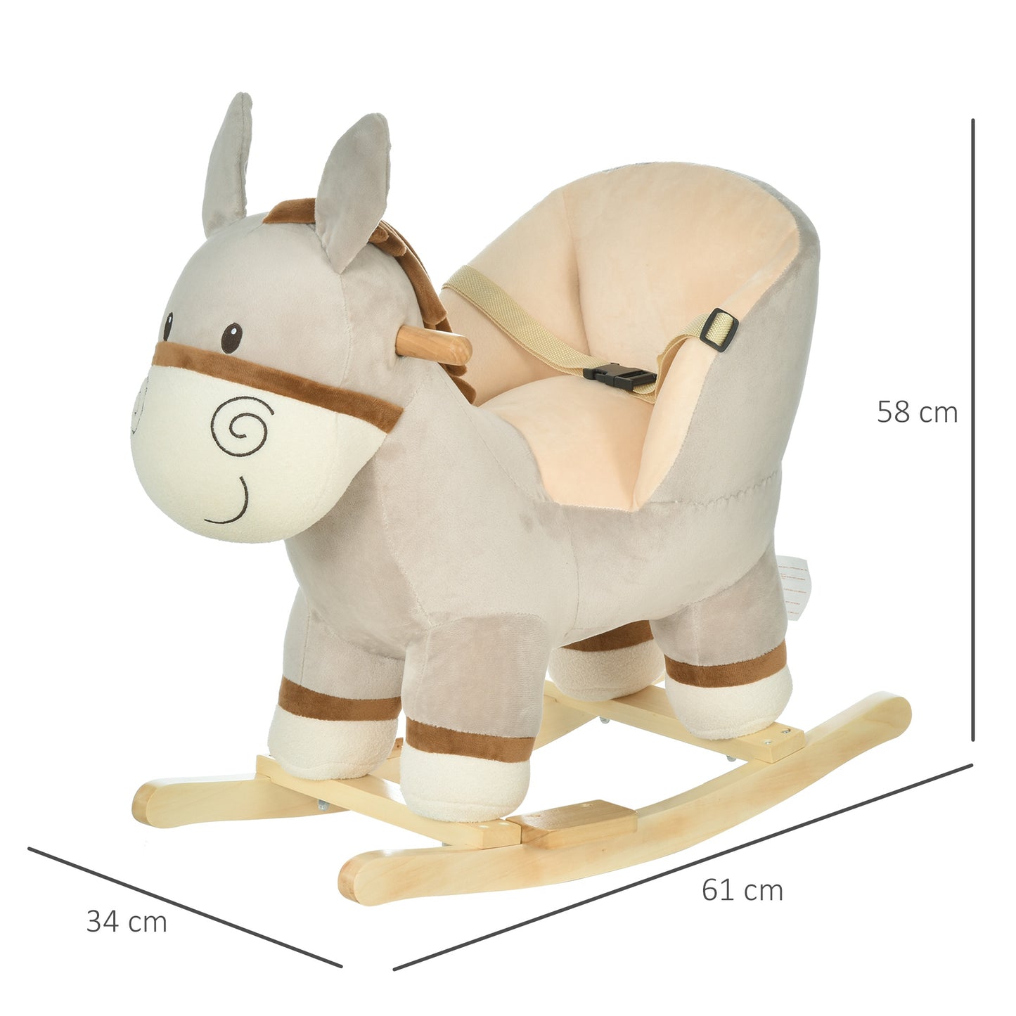 Personalised Rocking Horse - Donkey | Babba box.