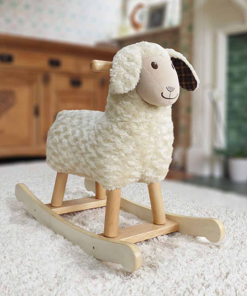 Personalised Lambert Rocking Sheep | Babba box.