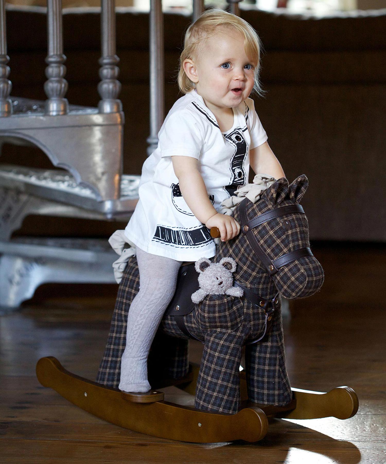 Personalised Rufus & Ted Rocking Horse | Babba box.