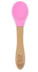 Personalised Wooden Tiny Dining  Spoon- Pink - Babba box
